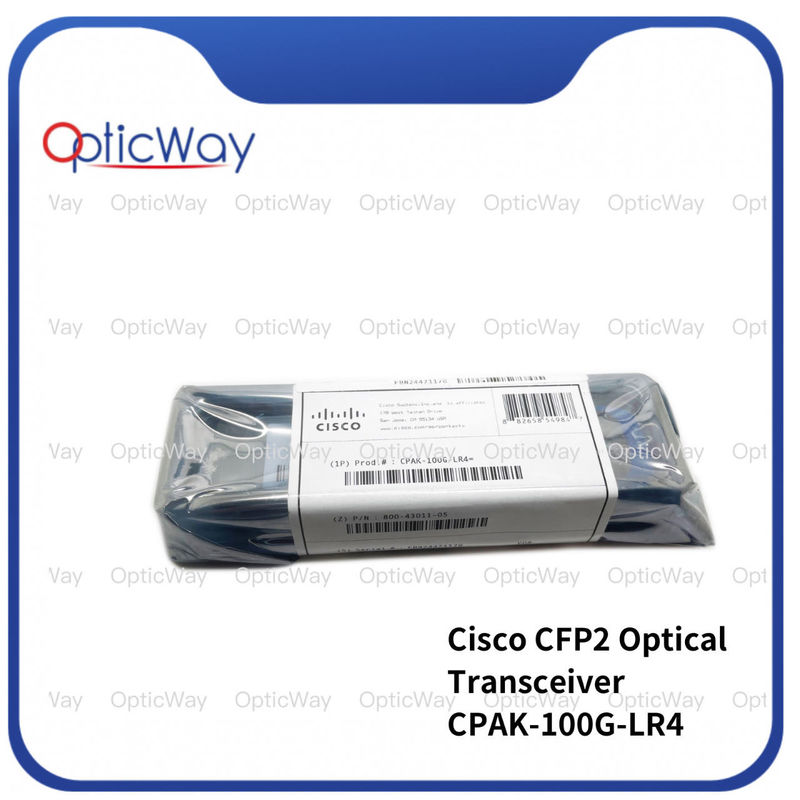 Module optique du récepteur-récepteur 100G CFP2 de 10 km CPAK-100G-LR4 V06 1310nm SMF 800-43011-03